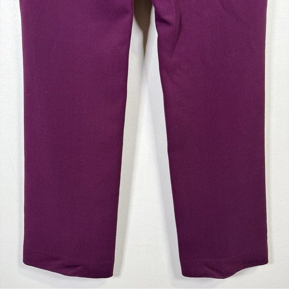 Banana Republic Logan Tie Waist Purple Trouser - Picture 14 of 15